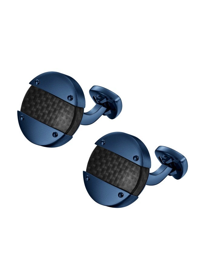 Ducati Motore Blue Cufflink For Men - DTAGC0000203