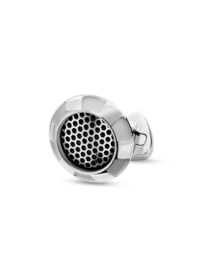 Passione Silver and Grey Luxury Cufflinks For Men