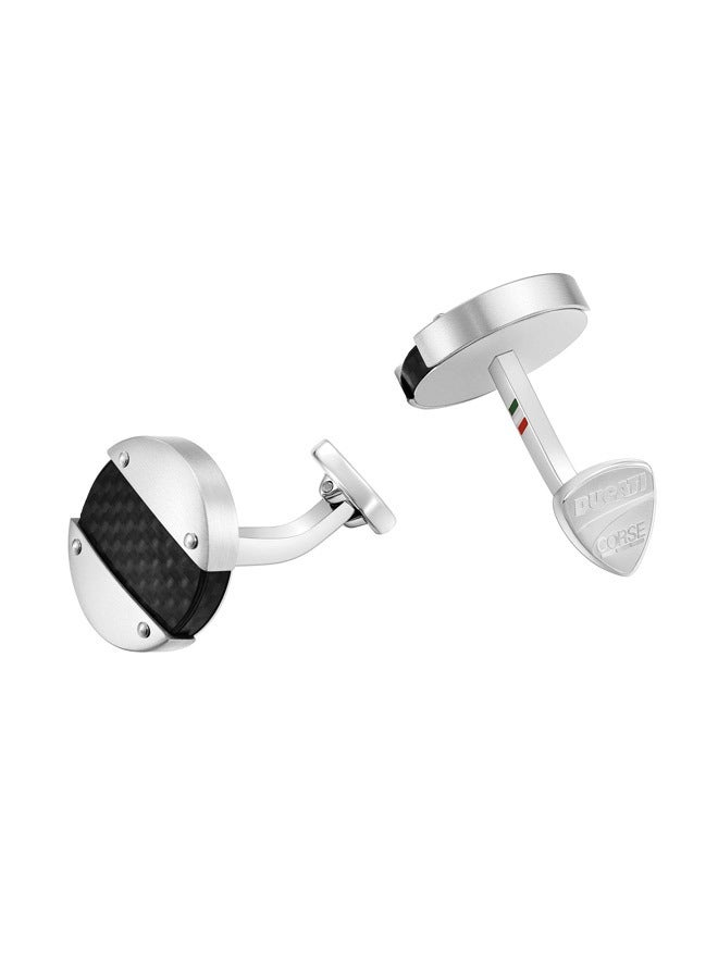 Ducati Motore Silver Cufflink For MenDTAGC0000201