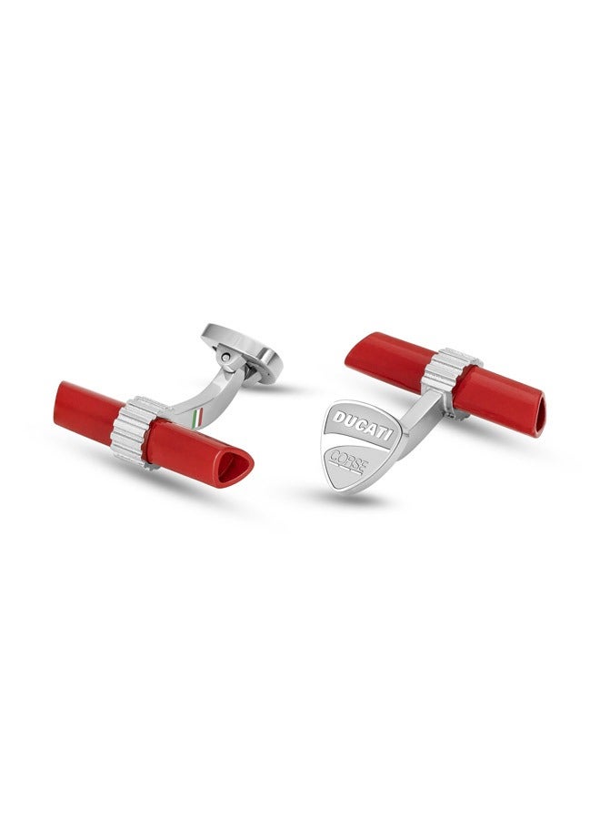 Ducati Collezione T Red Cufflink For Men - DTAGC2136804