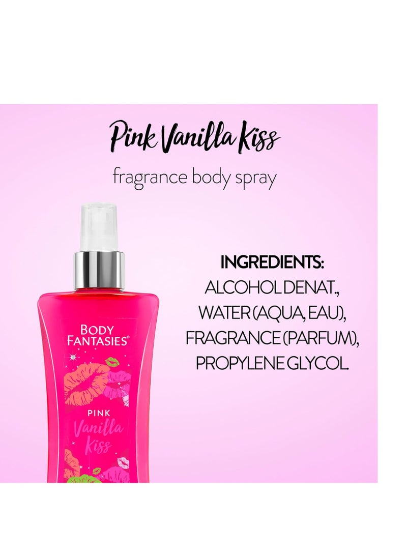 SIGNATURE Fragrance Body Spray, Pink Vanilla Fantasy, 8 Fluid Ounce (BF44)
