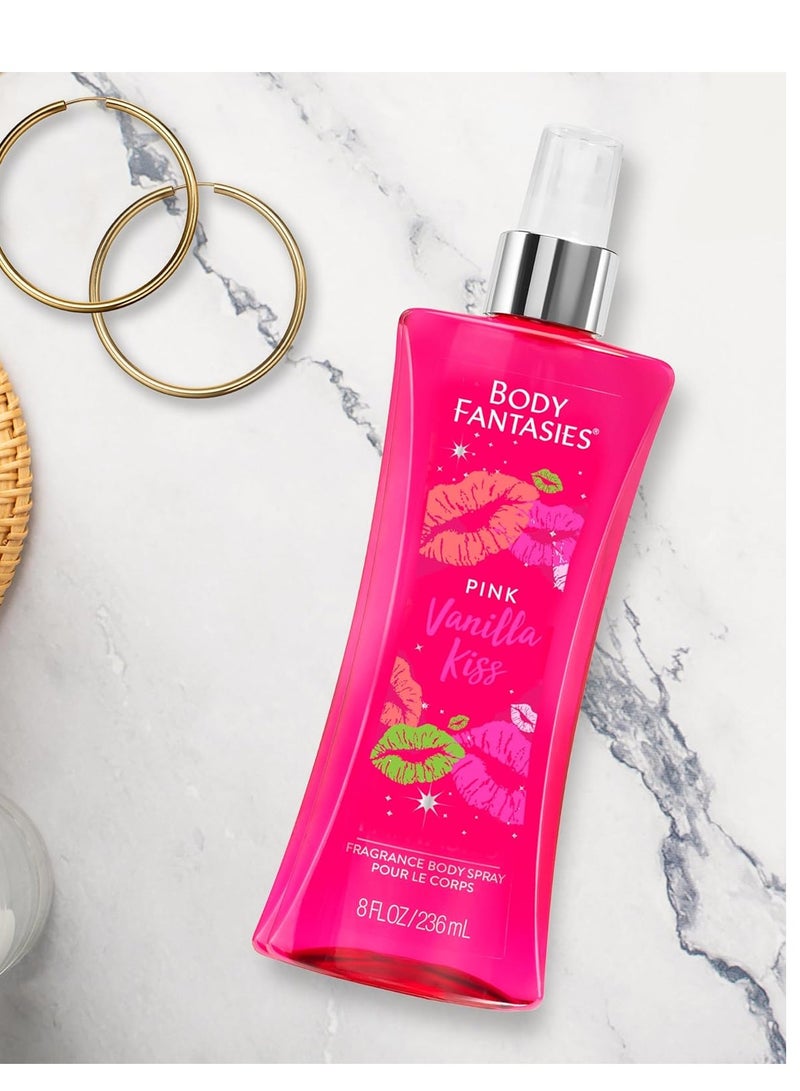 SIGNATURE Fragrance Body Spray, Pink Vanilla Fantasy, 8 Fluid Ounce (BF44)