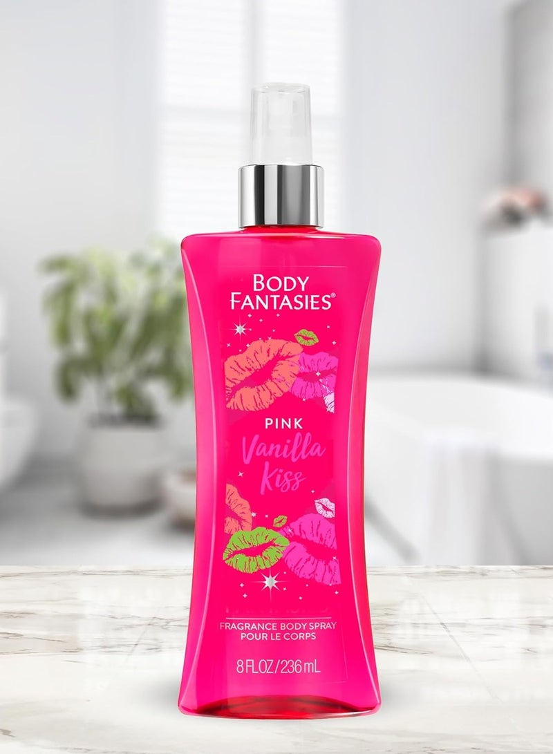SIGNATURE Fragrance Body Spray, Pink Vanilla Fantasy, 8 Fluid Ounce (BF44)
