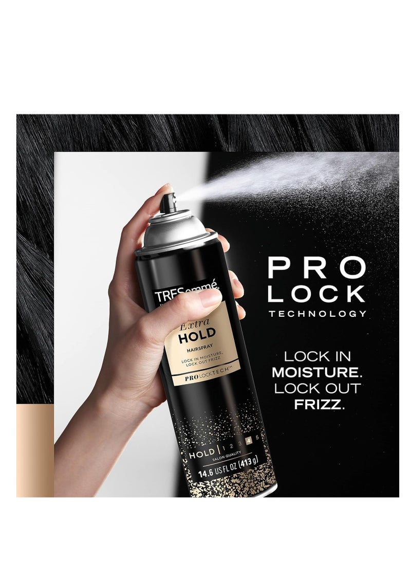 TRESemmé Extra Hold Hairspray For 24-Hour Frizz Control, With Pro Lock Tech 14.6 oz