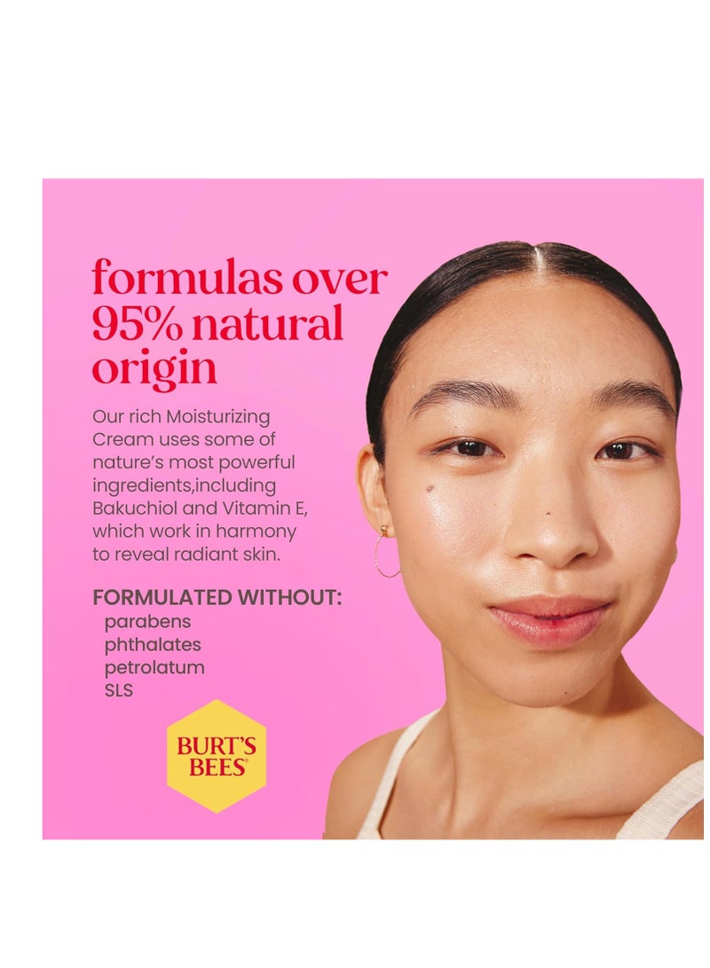Burt's Bees Renewal Firming Face Cream, Anti-Aging Retinol Alternative, Moisturizing Natural Origin Skin Care, 1.8 Ounce (Packaging May Vary)