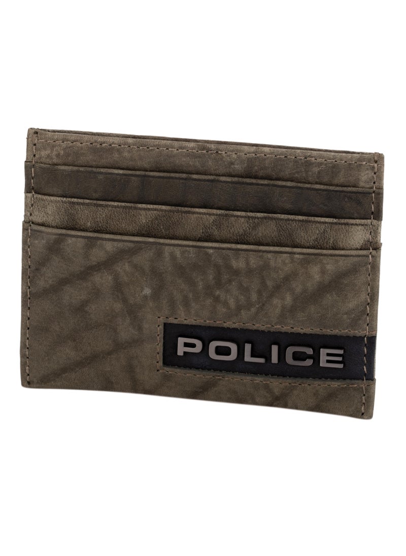 Police Ltr Card Case Light Brown Droid, Light Brown