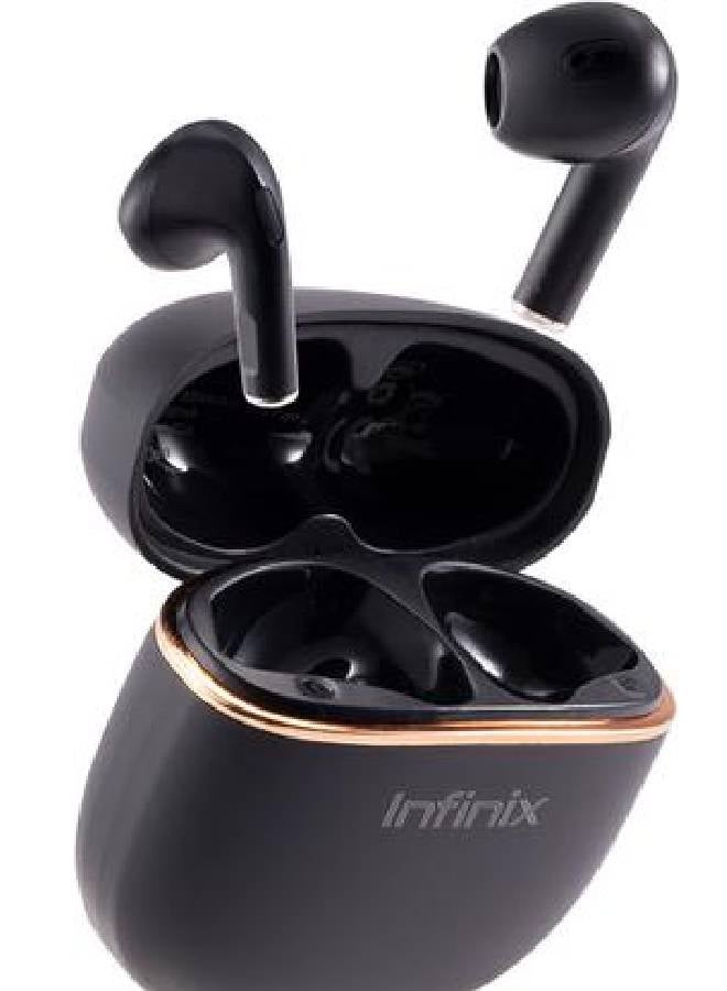 Buds Lite(XE23) with AI ENC, Dedicated App WeLife, Gaming Mode,13mm Drivers Bluetooth  (Black, True Wireless) Black