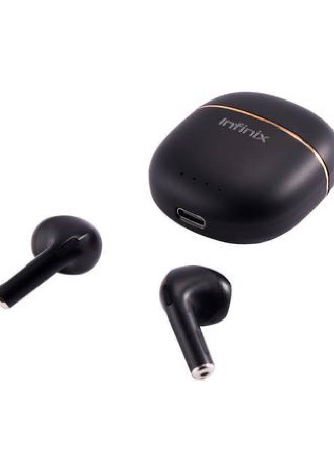 Buds Lite(XE23) with AI ENC, Dedicated App WeLife, Gaming Mode,13mm Drivers Bluetooth  (Black, True Wireless) Black