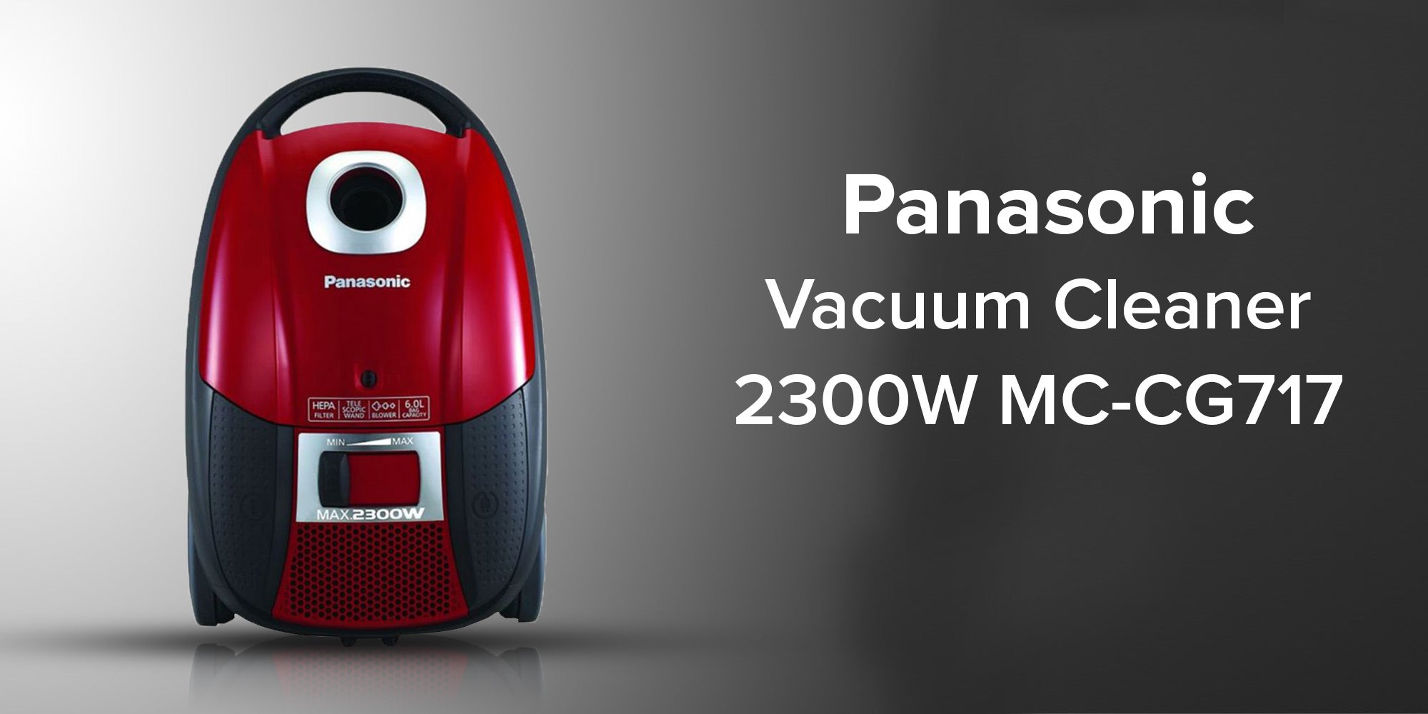 Vacuum Cleaner 2300W 6 L MC-CG717 Red/Black/Silver