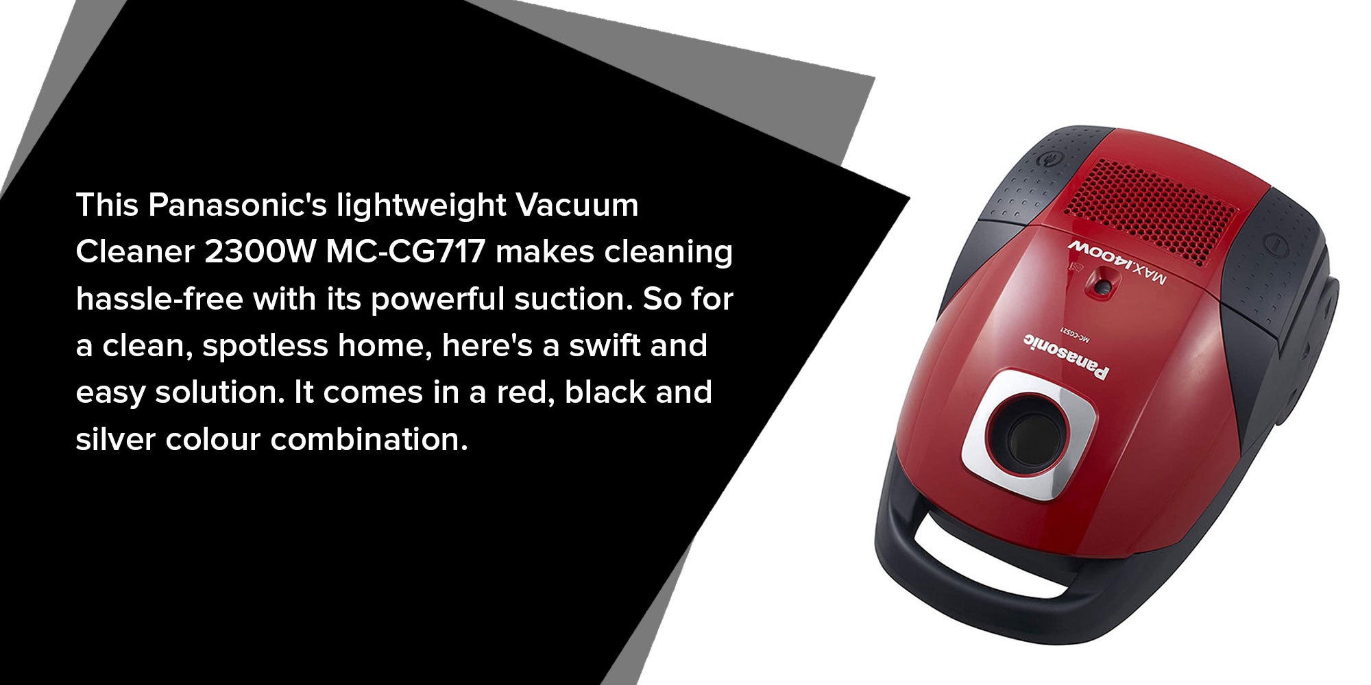 Vacuum Cleaner 2300W 6 L MC-CG717 Red/Black/Silver