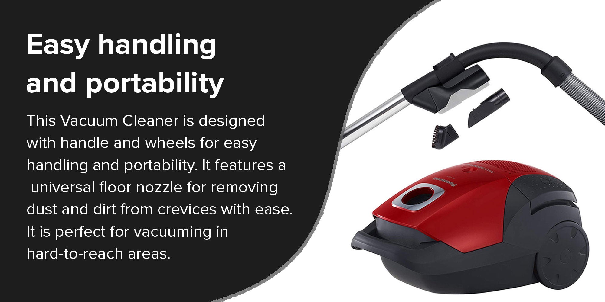 Vacuum Cleaner 2300W 6 L MC-CG717 Red/Black/Silver