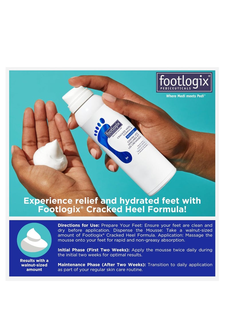 FOOTLOGIX Cracked Heel Formula, White 4.23 Ounce