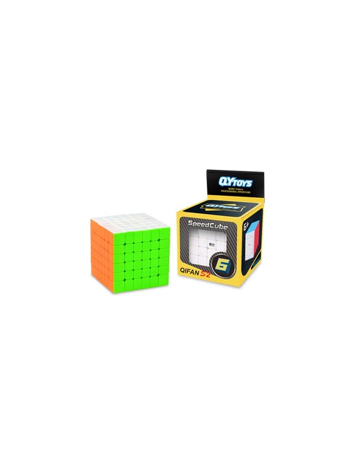QIYI QIFAN S2 6x6 STICKERLESS NON-MAGNETIC SPEEDCUBE