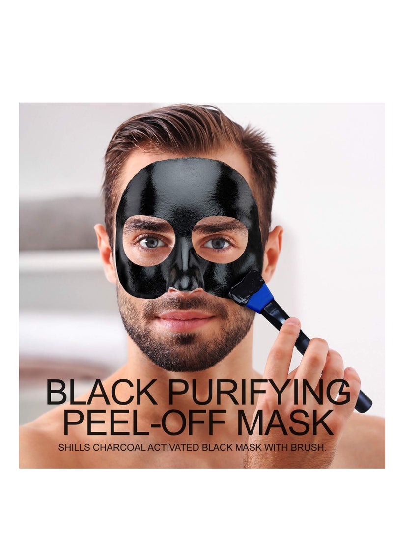 SHILLS Blackhead Remover, Pore Control, Skin Cleansing, Purifying Bamboo Charcoal, Peel Off Face Mask,1 Bottle(1.69 fl. oz)