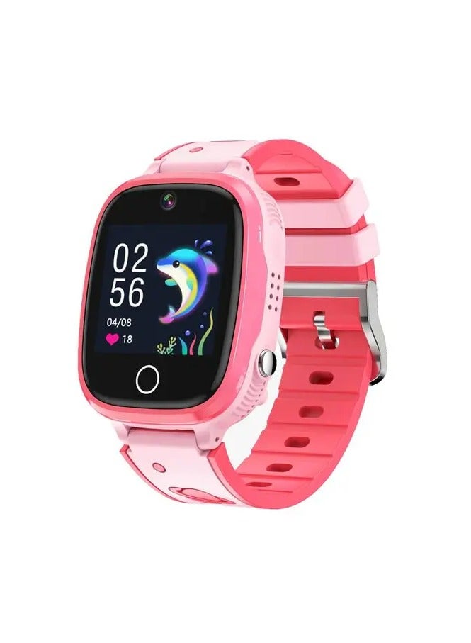 4G Kids GPS Smart Watch 4G with Setracker 2 app - Pink