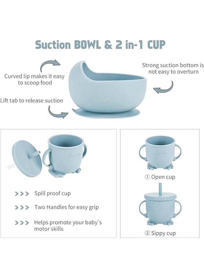 Baby Feeding Set, Blue