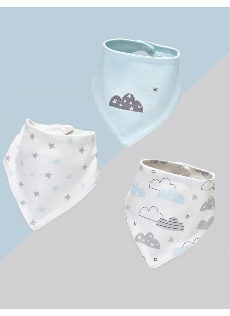 Baby Bibs, Baby Bandana Drool Bibs 100% Cotton for Boys Girls Unisex for Teething and Drooling