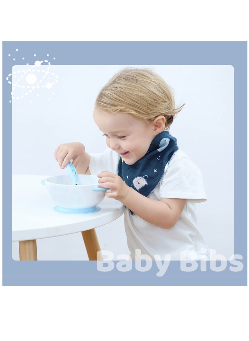 Baby Bibs, Baby Bandana Drool Bibs 100% Cotton for Boys Girls Unisex for Teething and Drooling