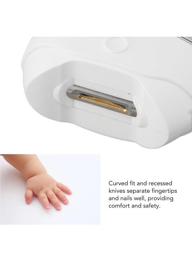 Green Lion Rechargeable Electric Nail Clipper, 500mAh, Safe Curved Blades, Portable