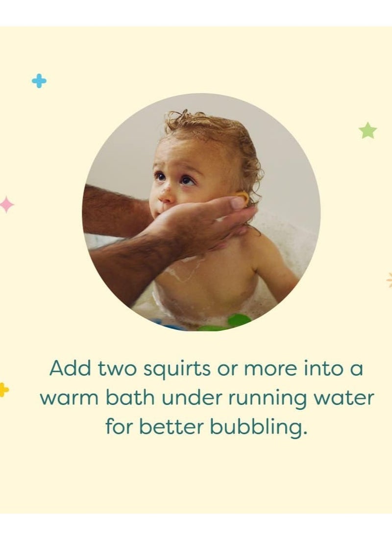 Babyganics Bubble Bath, Non-Allergenic, Gently Cleanses, Fragrance Free, 20 Fl Oz, Packaging May Vary