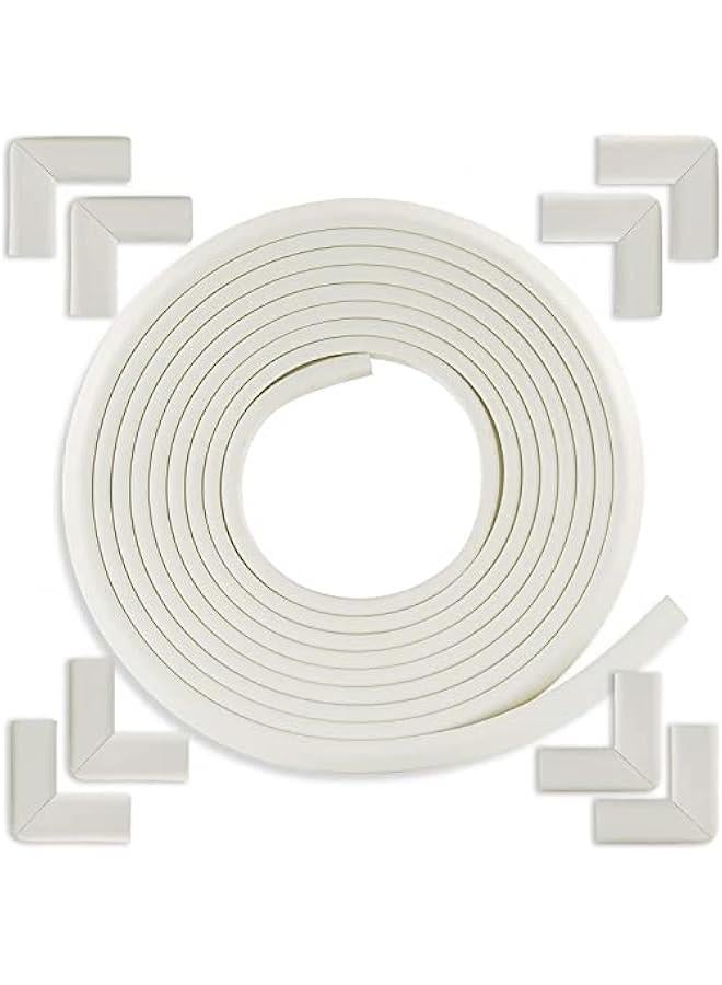 Baby Proofing Edge And Corner Guard Protector Set, 5M Edges And 8 Foam Corners