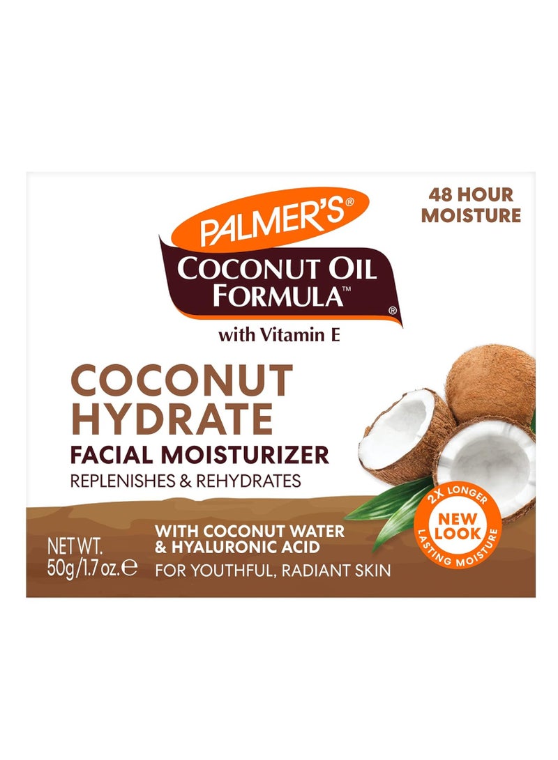 Palmer’s Coconut Oil Formula Coconut Water Face Moisturizer, 1.7 Ounce Jar