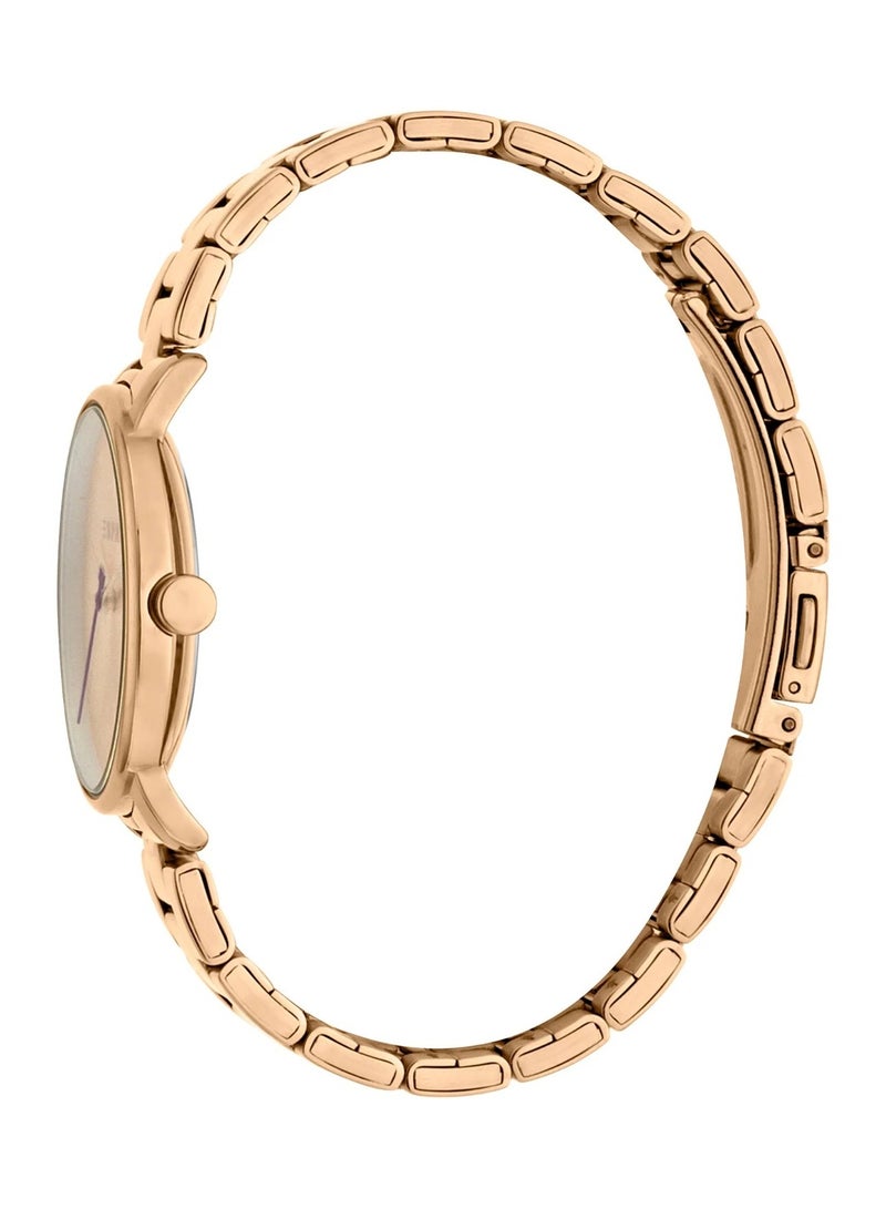 Esprit Stainless Steel Analog Women's Watch With Rose Gold ES1L154M0075