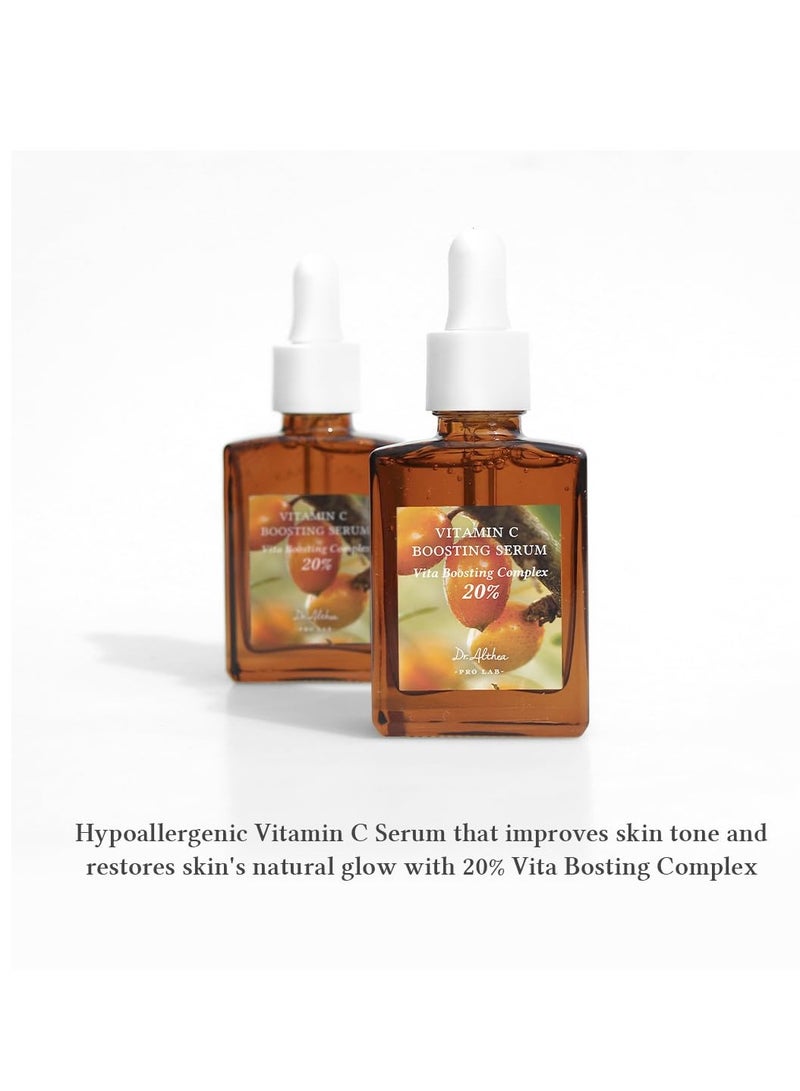 Dr.Althea Vitamin C boosting serum & Gentle Vitamin c serum, sensitive skin free, even out skintone, good for pigmentation, vegan, Korean skincare (Vitamin C boosting)