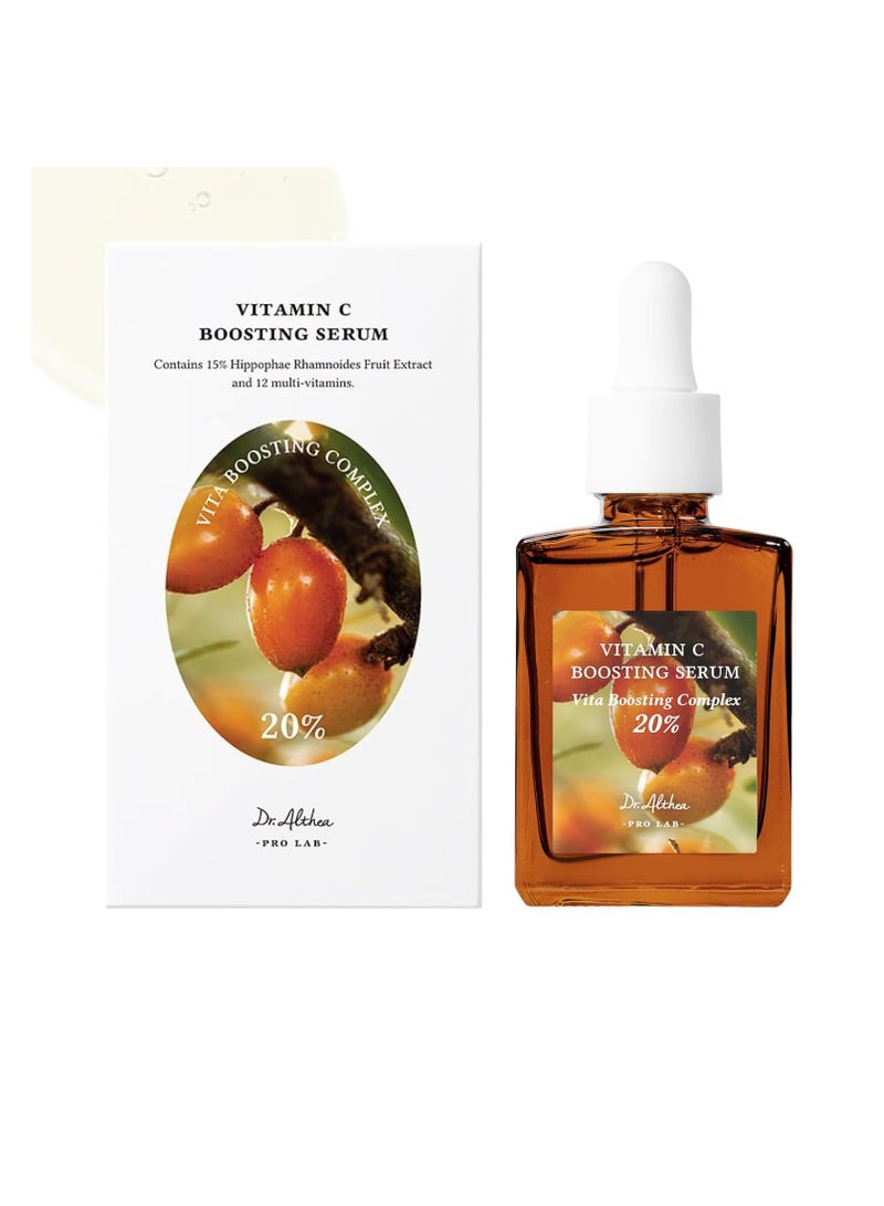 Dr.Althea Vitamin C boosting serum & Gentle Vitamin c serum, sensitive skin free, even out skintone, good for pigmentation, vegan, Korean skincare (Vitamin C boosting)