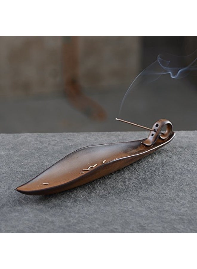 Incense Stick Holder Ceramic Incense Burner With Ash Catcher 9 Inch Shape 9