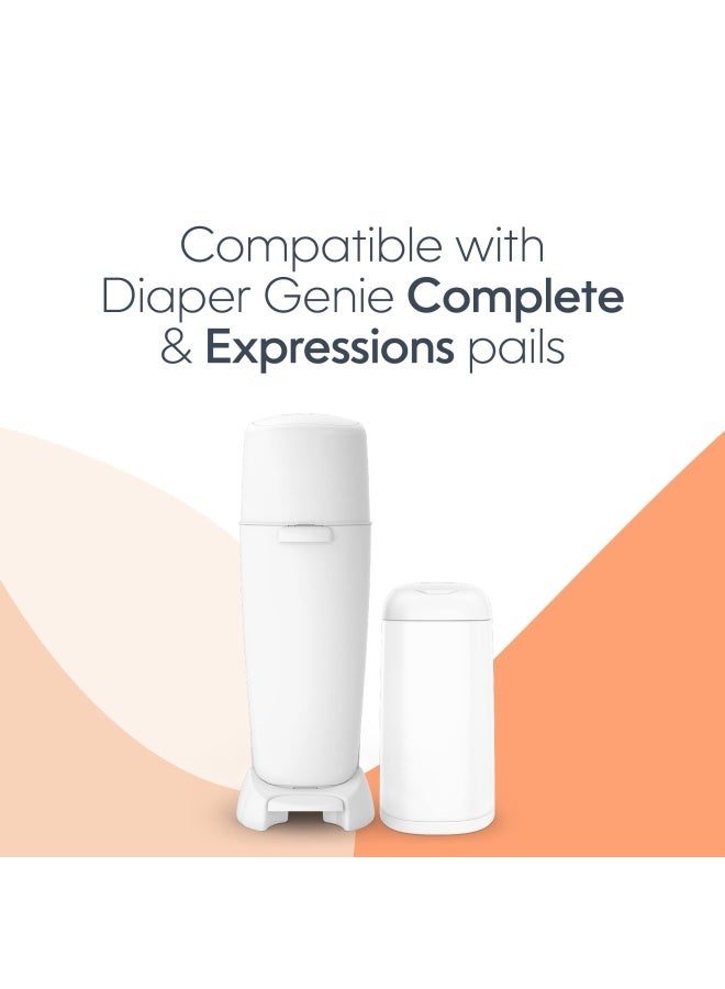 Bags Refills 270  Pack Of 8  Clean Laundry Scent   Diaper Pail Refills With Max Odor Lock   Holds Up To 2160 Newborn Diapers