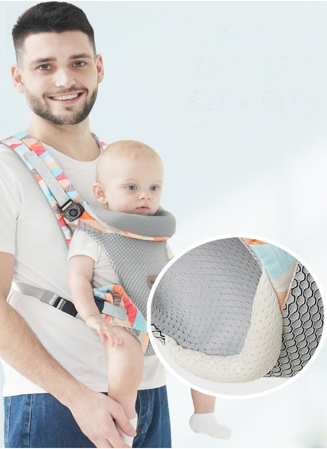 4 In 1 Portable Newborn Ergonomic Hands-Free Baby Carrier And Wrap Sling