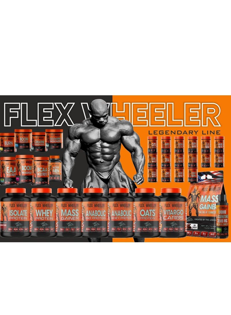 Flex Wheeler 100% Premium Whey Protein - Rich Chocolate, 2.27kg (81 Servings)