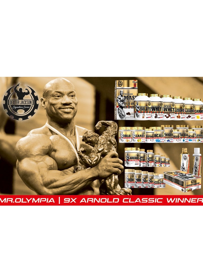 Dexter Jackson Gold Series The Blade Mass with added Creatine 15lbs Rich Chocolate - Premium Mass Gainer