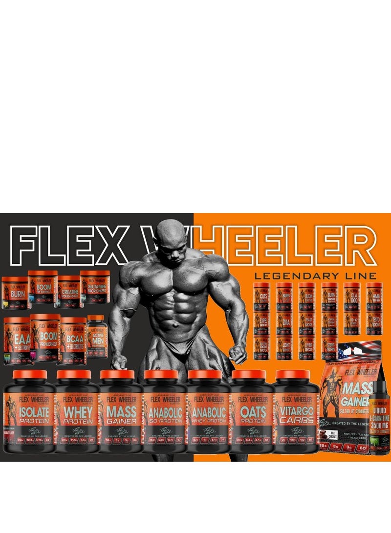 Flex Wheeler 100% Premium Whey Protein - Strawberry, 2.27kg (81 Servings)