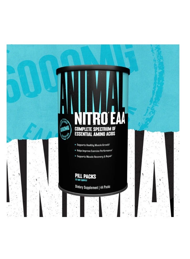 Animal Nitro – Essential Animo Acids with BCAA Supplement – Recover Post Workout – 44 Packs