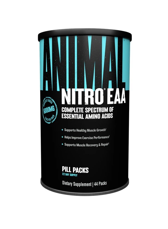 Animal Nitro – Essential Animo Acids with BCAA Supplement – Recover Post Workout – 44 Packs