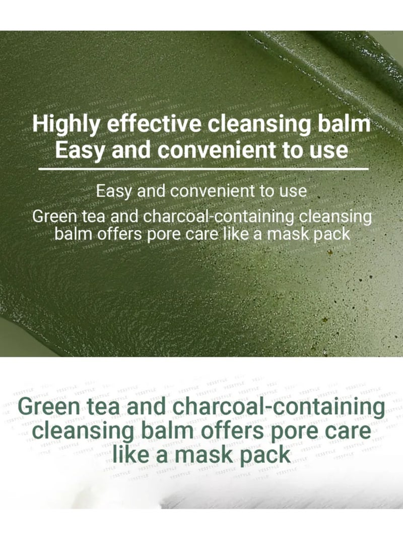 Numbuzin No.3 Pore & Makeup Cleansing Balm with Green Tea and Charcoal 85g Korean Skincare Solution for Deep Pore Cleansing and Makeup Removal