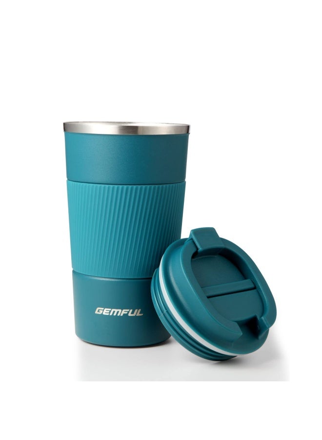 Gemful Travel Coffee Mug Stainless Steel Vacuum Ice And Hot Drinks Insulated Tumbler For Home Office Outdoor Works