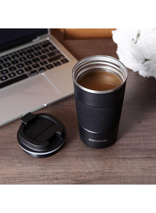 Gemful Travel Coffee Mug Stainless Steel Vacuum Ice And Hot Drinks Insulated Tumbler For Home Office Outdoor Works