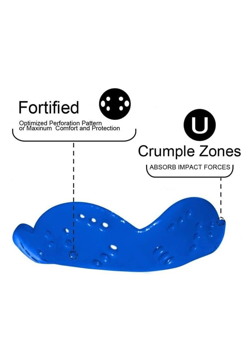 6 Pack Sport Mouth Guard for Kids & Adults - Teeth Protector for Boxing, Basketball, Lacrosse, MMA, Hockey, Wrestling, Soccer