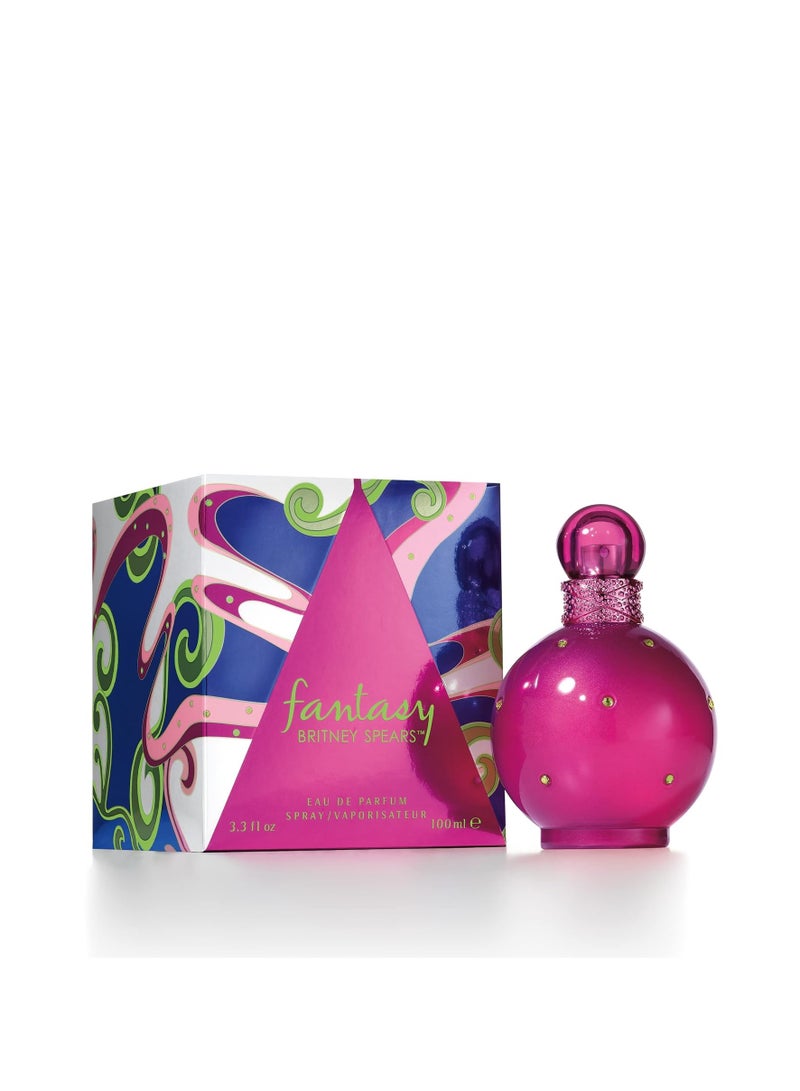 Britney Spears Women's Perfume, Fantasy, Eau De Parfum EDP Spray for Women, 3.3 Fl Oz