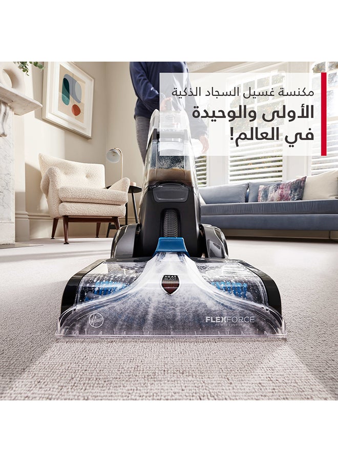 Automatic Carpet Washer - Platinum Smart Wash Upright Vacuum Cleaner 3.5 L 1200 W CDCW-SWME Charcoal Blue/Grey/Black