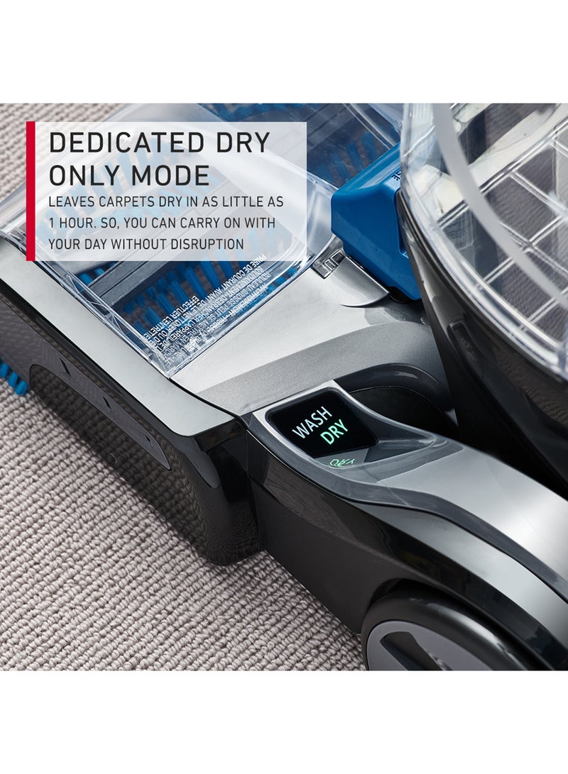 Automatic Carpet Washer - Platinum Smart Wash Upright Vacuum Cleaner 3.5 L 1200 W CDCW-SWME Charcoal Blue/Grey/Black