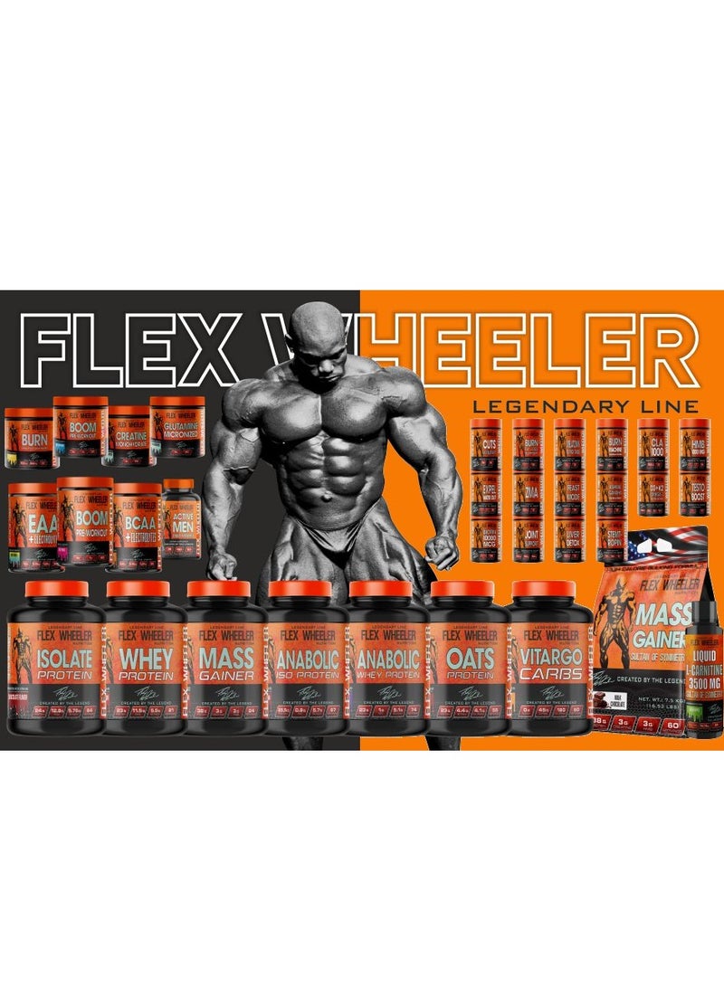 Flex Wheeler 100% Premium Whey Protein - Tiramisu Flavor, 2.27kg (81 Servings)