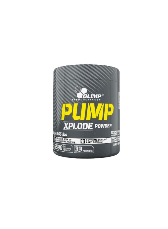 Pump Explode Powder, Pre Workout, Caffeine Free, Cola Flavour, 300gm
