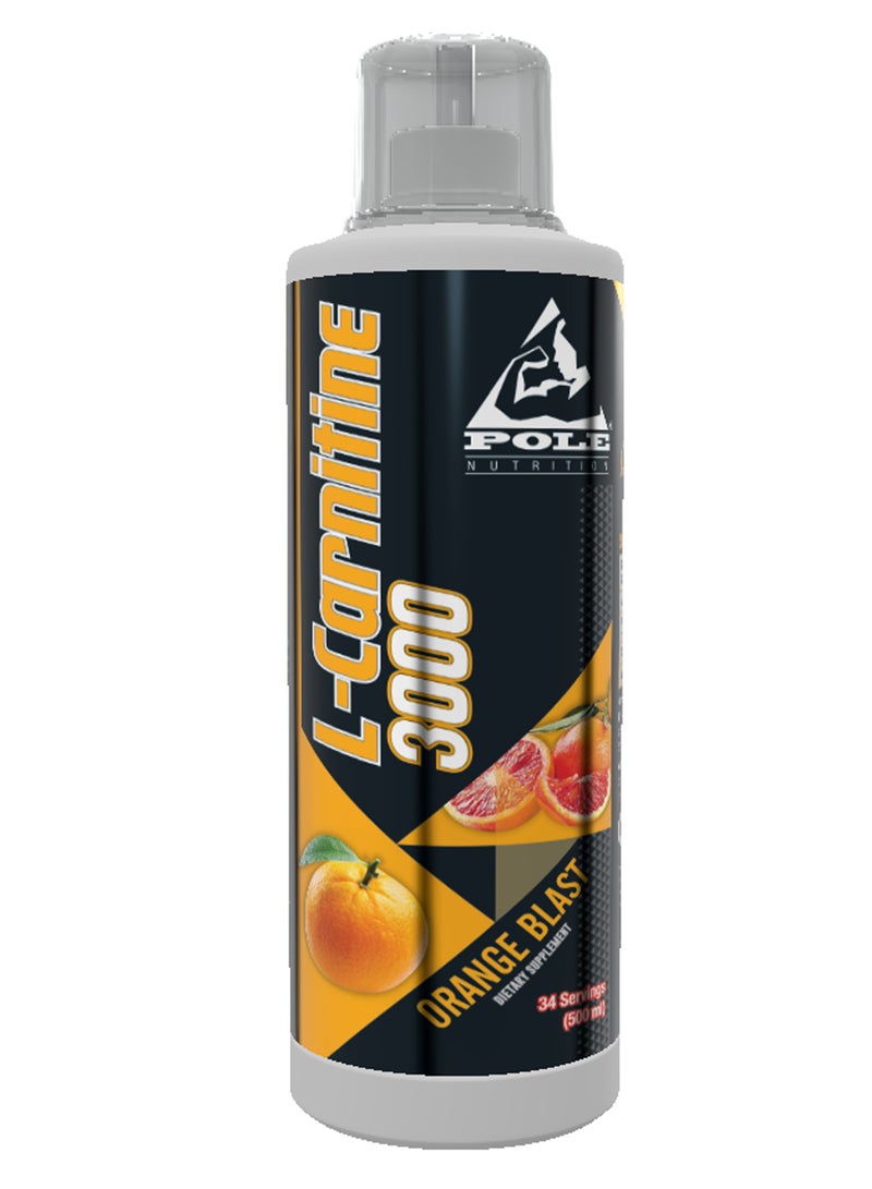 Pole Nutrition L-Carnitine 3000 Orange Blast - 34 Servings