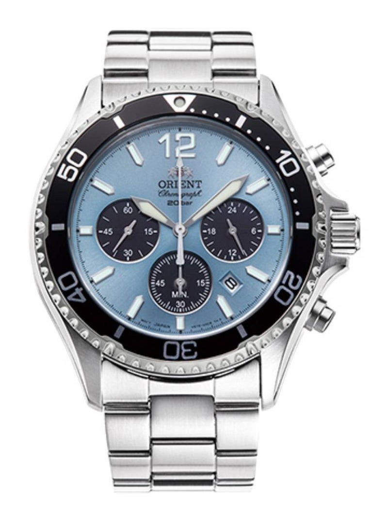 Chronograph Solar Powered Stainless Steel Men's Watch RA-TX0206L