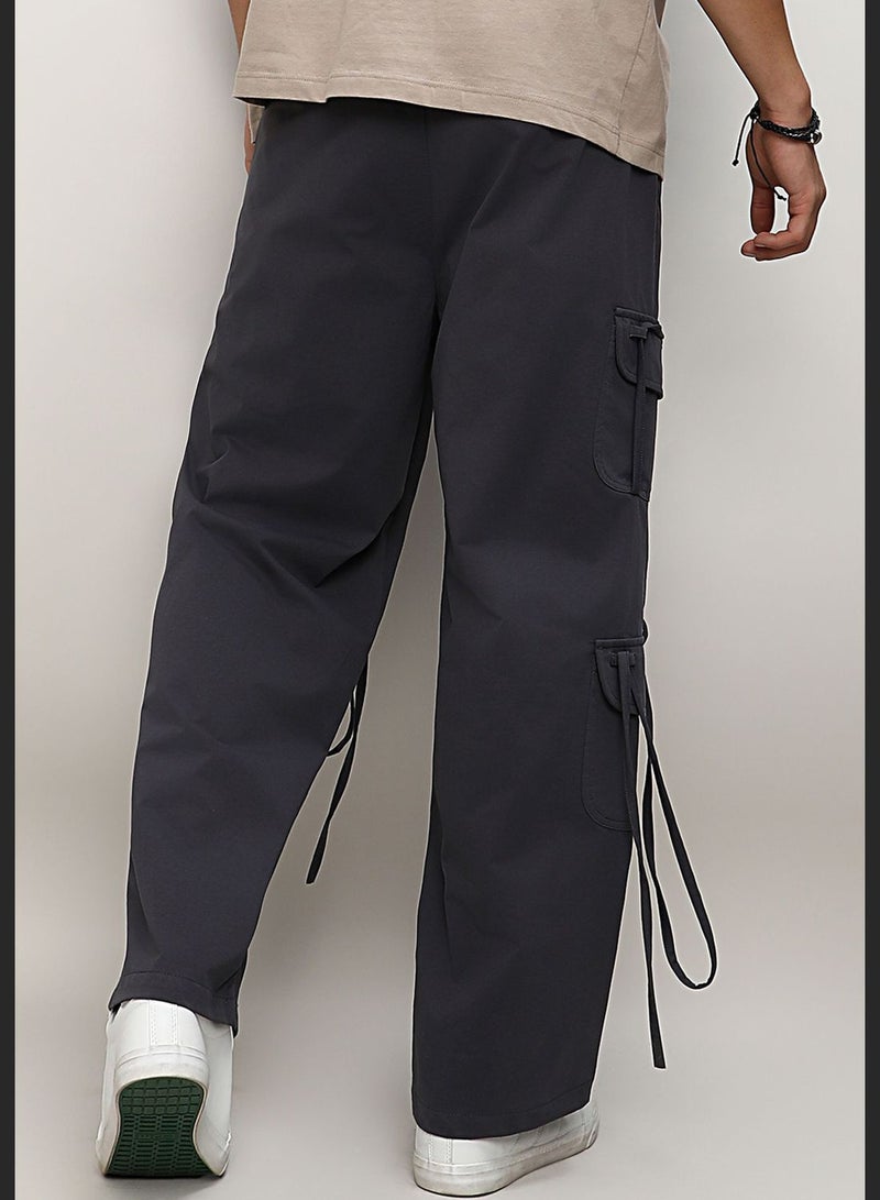 Solid Cargo Pant