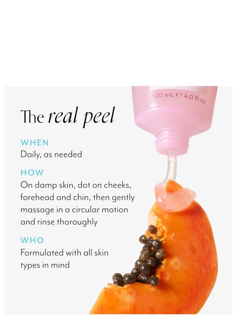 Bliss Jelly Glow Peel™ Gentle Non-Abrasive Cleanser and Exfoliator With Fruit Enzymes - 4 Oz - Nourishes and Hydrates Skin - Clean - Vegan & Cruelty Free